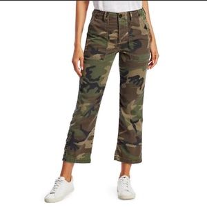 Trave size 30 camo pants.
